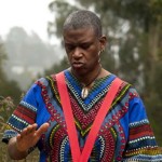 Mar Stevens with Djembe
